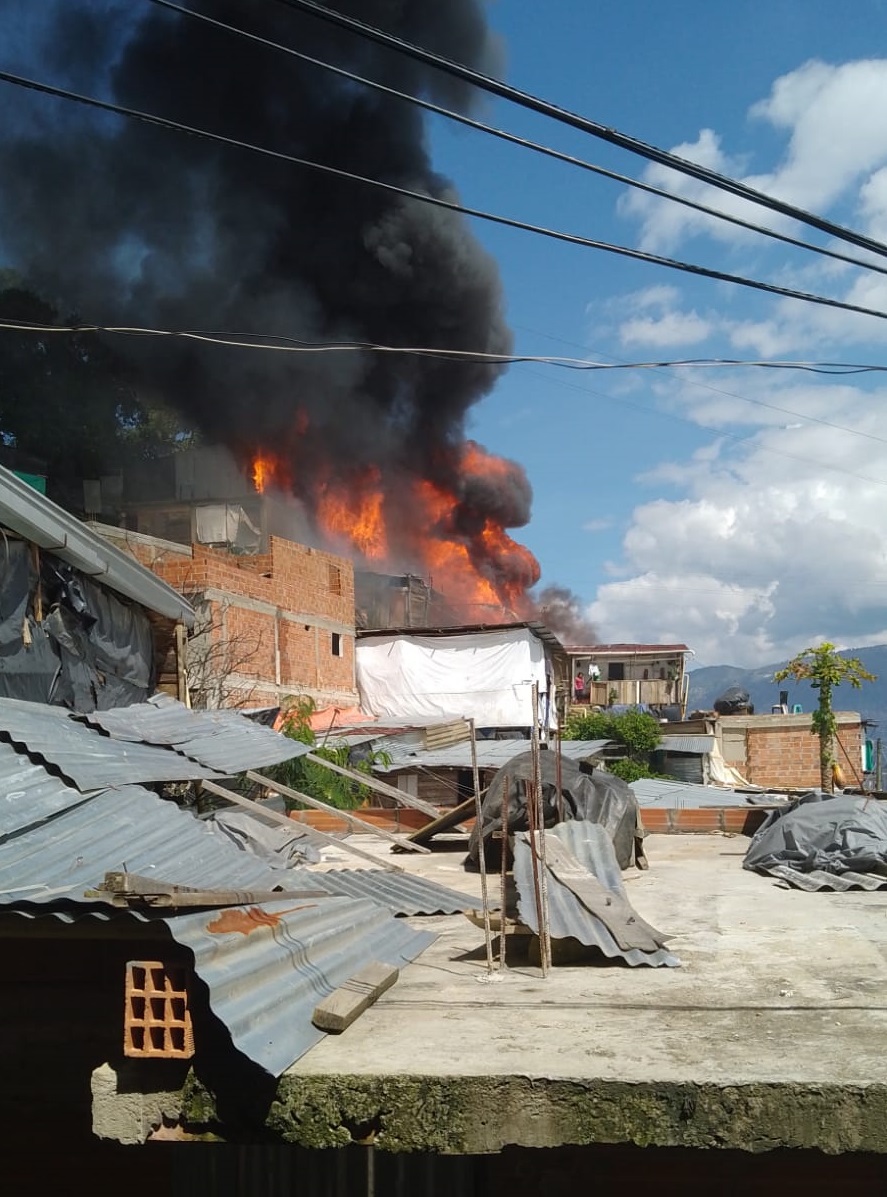 Incendio en Vallejuelos