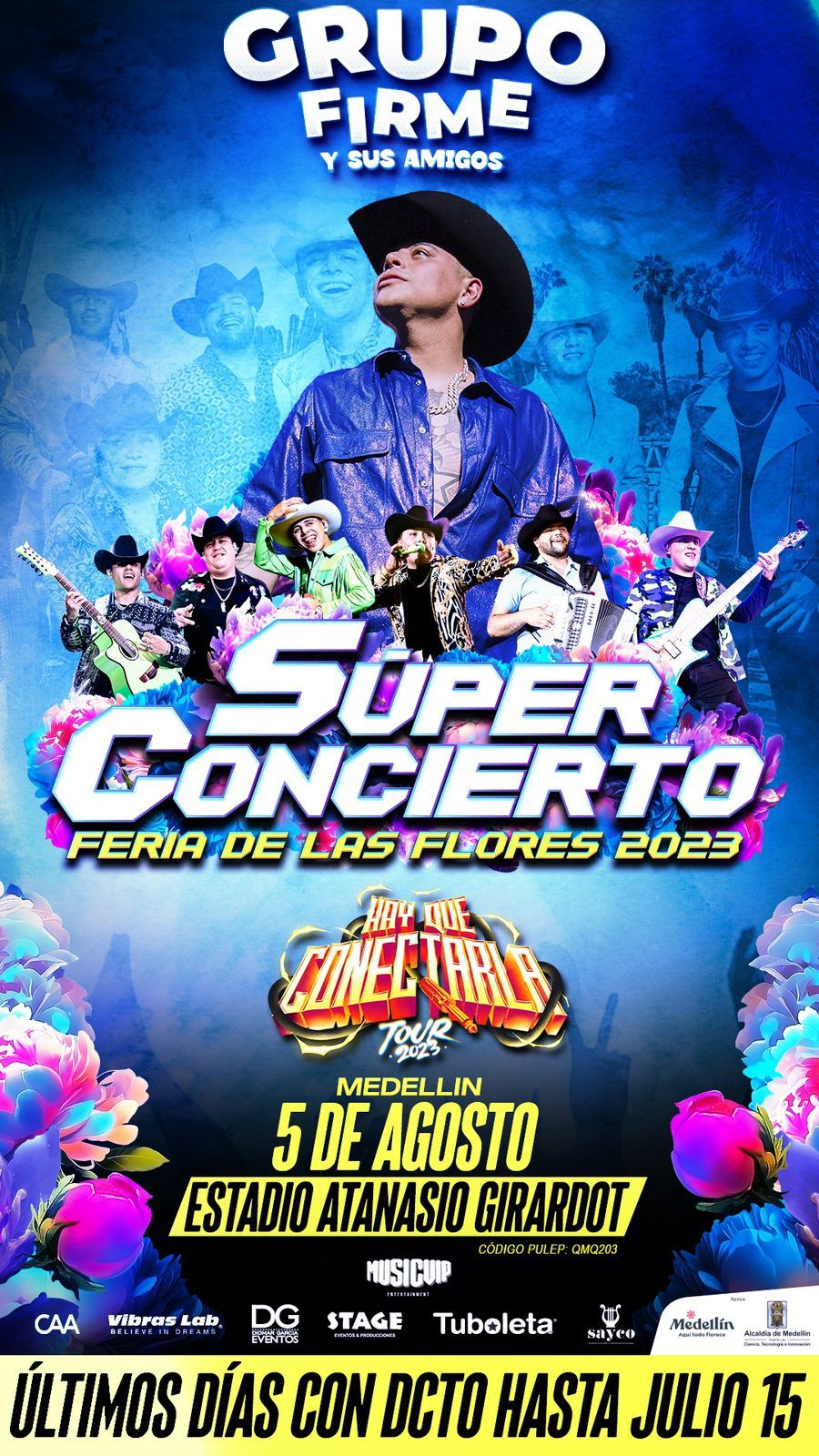 Grandes artistas llegan a Medellín para el SuperConcierto