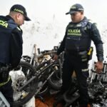 Autoridades descubren deshuesadero de motos en el nororiente de Medellín