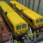 Llegó por Puerto Antioquia desde Italia la reperfiladora de rieles para el Metro