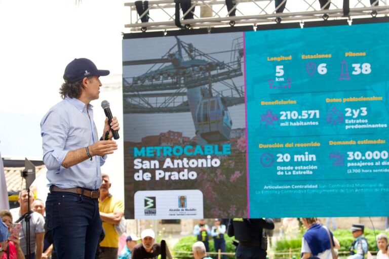 El metrocable más largo de Medellín conectará a San Antonio de Prado