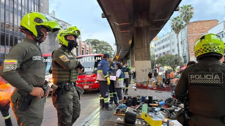 Megaoperativo en el Centro de Medellín deja decenas de incautaciones y golpea estructuras criminales