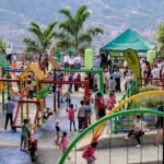 EPM convirtió residuos en un parque infantil para niños