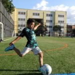 Medellín reutiliza 44.000 metros de grama sintética